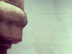 enjoying a solo shower moment with shaved skin 😊