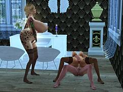 simporn 4 mortimer fucks horny gilf at the office, bella catches them