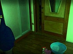 Mrs lazinski as a naive mature maid