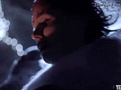 Couple bent over for rough doggystyle blowjob by aliens in galactic sex show