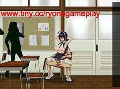Cute Girl Having Sex With A Man In College In Breeding Log 2D Hentai Game