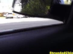 amateur teen hitchhiker fucked on car with blowjob and cumshot