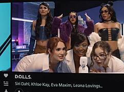 DP Compilation with Candee Licious and Shalina Devine in Rough Group Sex.