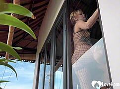 Morning Doggy and Blowjob with Horny Blonde