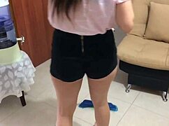 hot latina maid fucks for money...