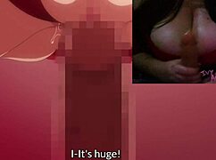 Chubby girl watching Seika Jogakuin Kounin Ep2!