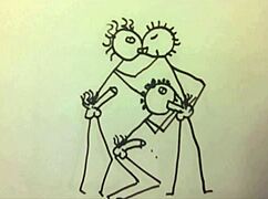 Young 18+ Fit Man Gives Two Guys Blowjob In Cartoon!