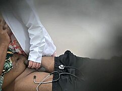 lady doctor having intense fun with patient in hospital, big tits and ass involved