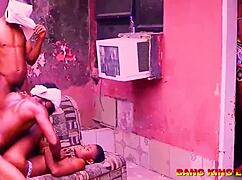 best threesome cowgirl with african big dick and bang king