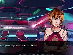 Futadom world features rough anal sex and creampie in group setting.