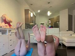 Intense Naked Workout Leads to Cock Sucking in Shower