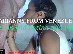 Marianny's second porn, 22-year-old Latina in juicy bedroom quickie