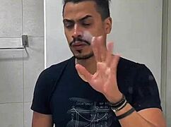 Joker performs handjob on Batman in cosplay masturbation scene