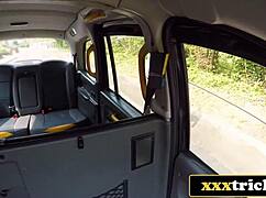 Blonde Bimbo's Ass Stretched Wide In London Cab.