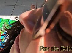 falei que tinha uma reunião para minha esposa e fugi com vizinha para foder no motel