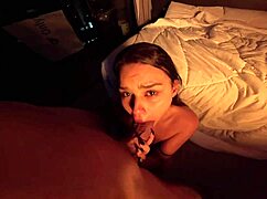 who else enjoys this little 18+ slut having fun with a big dick drooling all over it