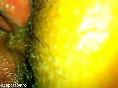 Cuckold sucks hairy ass