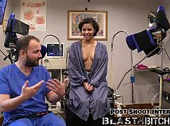 doctor blasts patient rebel wyatt's pussy with cum