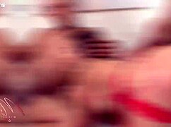 Two Huge Cocks Destroy Mila Garcia's Ass