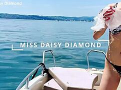 Boat wash in sexy thong swimsuit summer is here