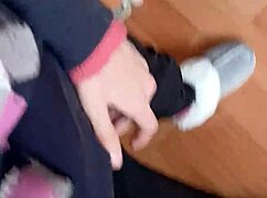 My lesbian colleague and i riskily masturbate in the office