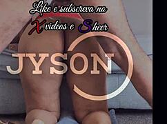 sister-in-law rides cowgirl with cum dripping from her pussy in bedroom