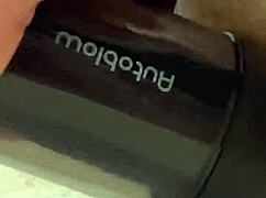 cock milking with vacuglide by autoblow