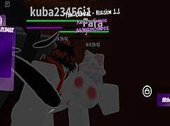 Roblox sex game featuring virtual fucking between avatars