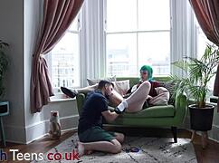 ALT GOTH GIRL GETS HER PUSSY EATEN AND SUCKS MASSIVE DICK WITH A FACIAL