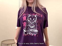 Stepsis in slutty lingerie gets rough pov fucking like a whore