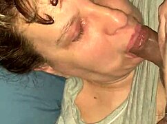 wife sucking my cock in homemade video