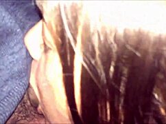 Clothed french slut in satin dress gets doggystyle fuck