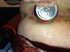 dildo beer makes her feel so alive and excited