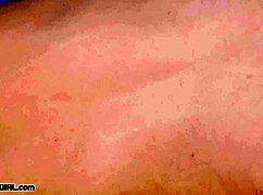 red haired model feels excited showing her sex body