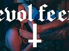 Gorgeous Svetlanna is seducing Ravena with her sensual white toenails in this hot scene