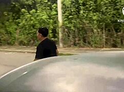 Wife Cheats with Hung Black Guy on Street After Gas Runs Out, Cuckold Thanks Him