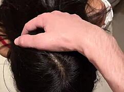 18 Years Old Asian Girl Sucked Me In Public Restroom.