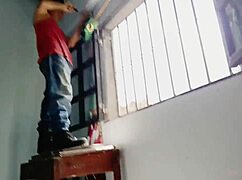 The beautiful perverted busty boss fucks her old employee hard in the homemade video