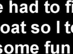 amateur milf in wet t-shirt flaunts big boobs and dripping body subtly.