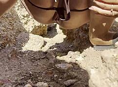 户外旅行野外公共撒尿合集POV