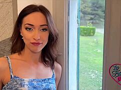 Sally and jade, two hot sluts, lick each other's pussies in lingerie and stockings