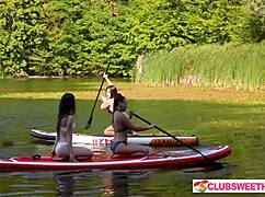 Three Girls Share One Cup At Club Sweethearts.