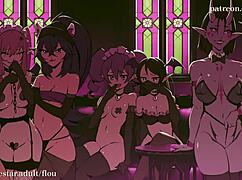 Konosuba达克妮丝被扶她BDSM支配猛干