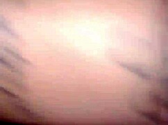 this young married chick just gave the driver a blowjob and got cum on her tits