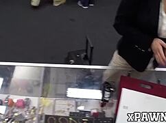 Broke Ass Milf Sells Her Cunt in Pawnshop for Big Earnings with Hidden Cam Voyeurism