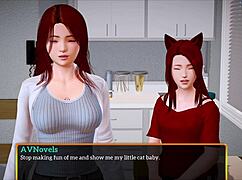 My New Family 452: Redhead Amateur With Big Ass Plays Homemade Game