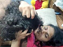 wild desi couple licks ass and sucks boobs in bedroom like animals