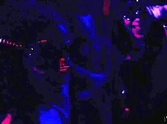 Milf Manipulates Shy Teen into Public Strapon Double Penetration