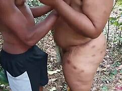 Thick ASS BITCH fucking boyfriend in the BUSH