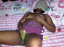 Fucking My Horny Pussy With Cucumber!